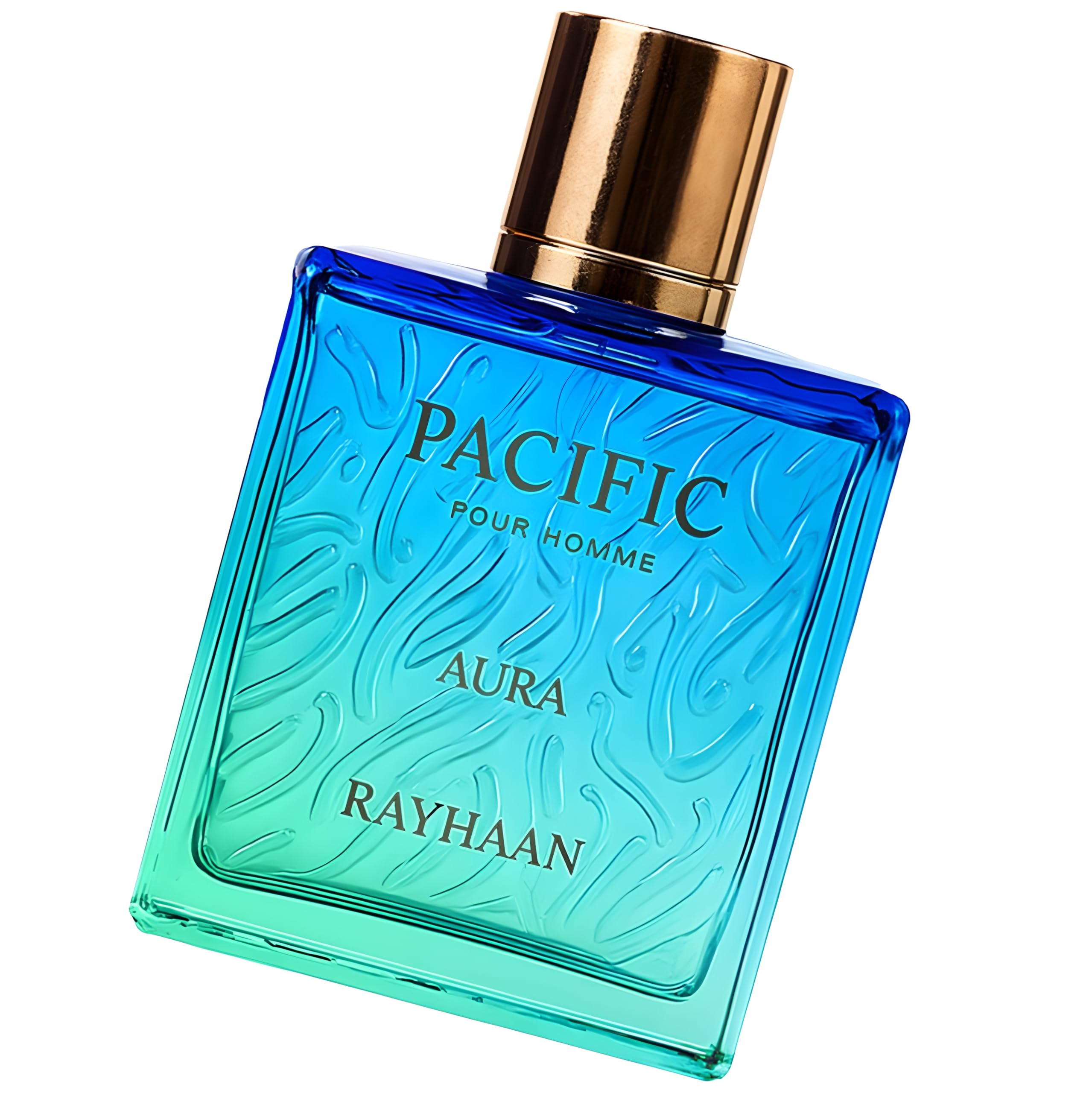 RAYHAAN Pacific Aura - Citrus, Aromatic, Mint, Amber, Fresh - Eau de Parfum Spray for Men, 3.4 Ounce / 100 ml