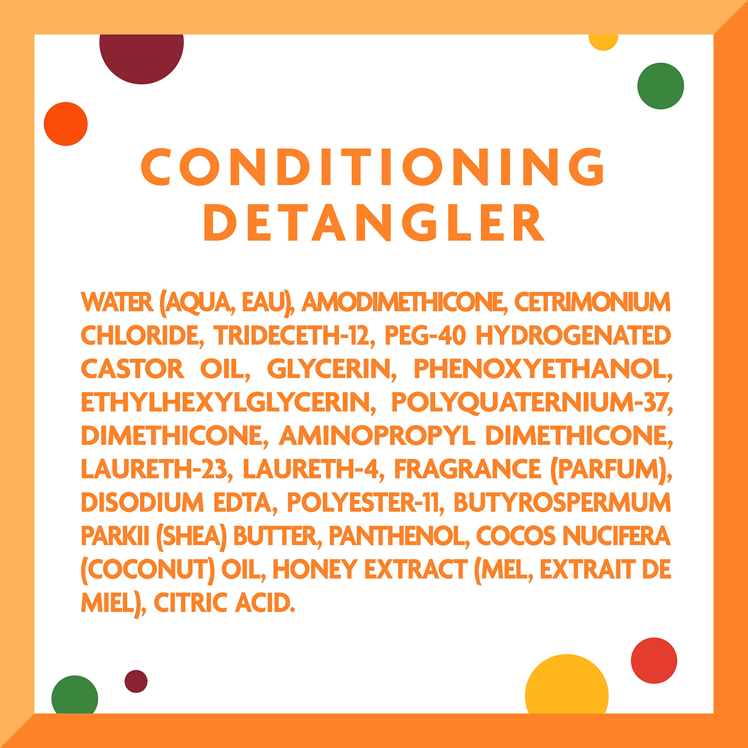 Cantu Care for Kids Paraben & Sulfate-free Conditioning Detangler with Shea Butter, 6 fl oz (Pack of 3)