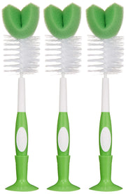 Brand - Mama Bear Bottle Brush (Pack of 3), White