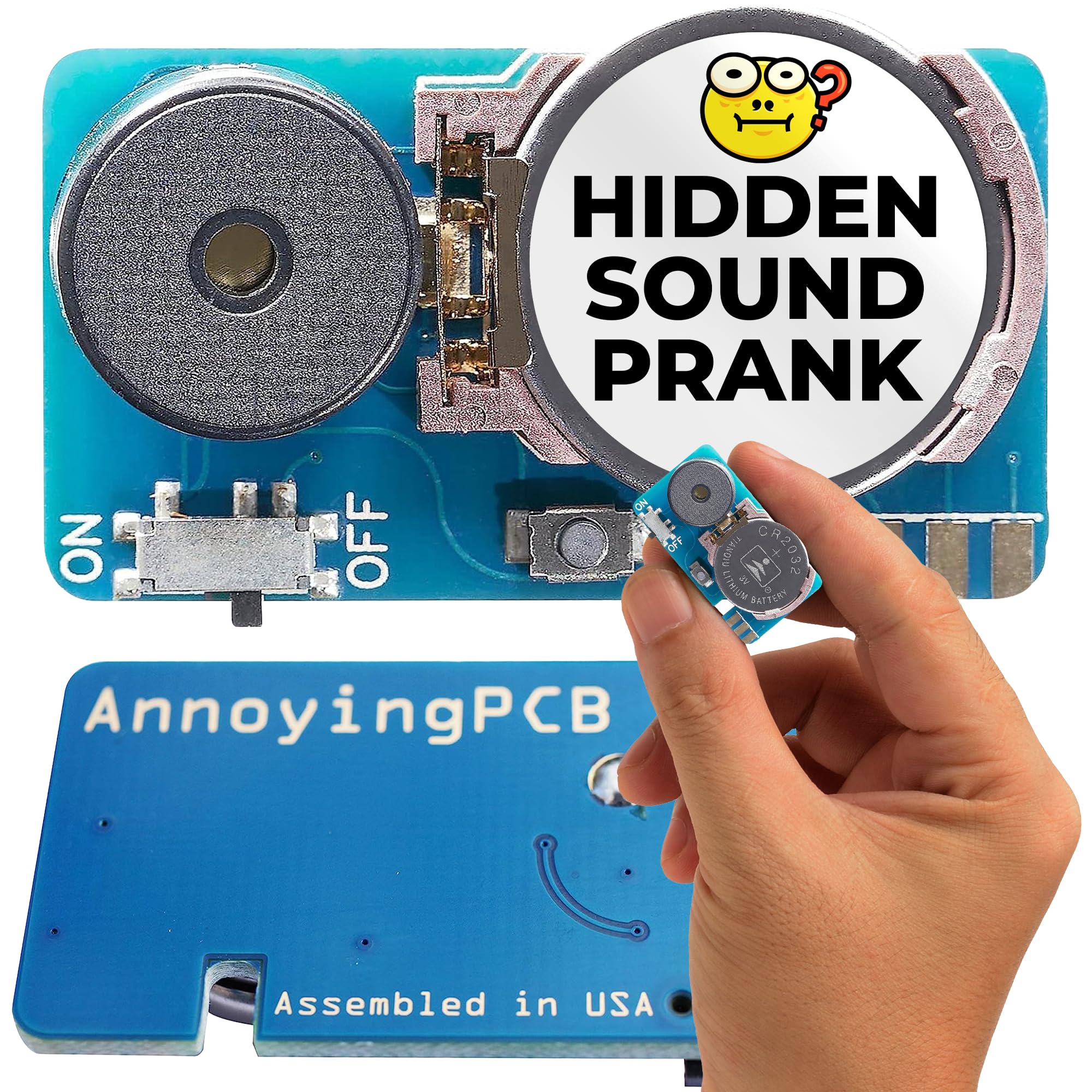 AnnoyingPCB - The Prank Device That Won't Stop Beeping for 3 Years