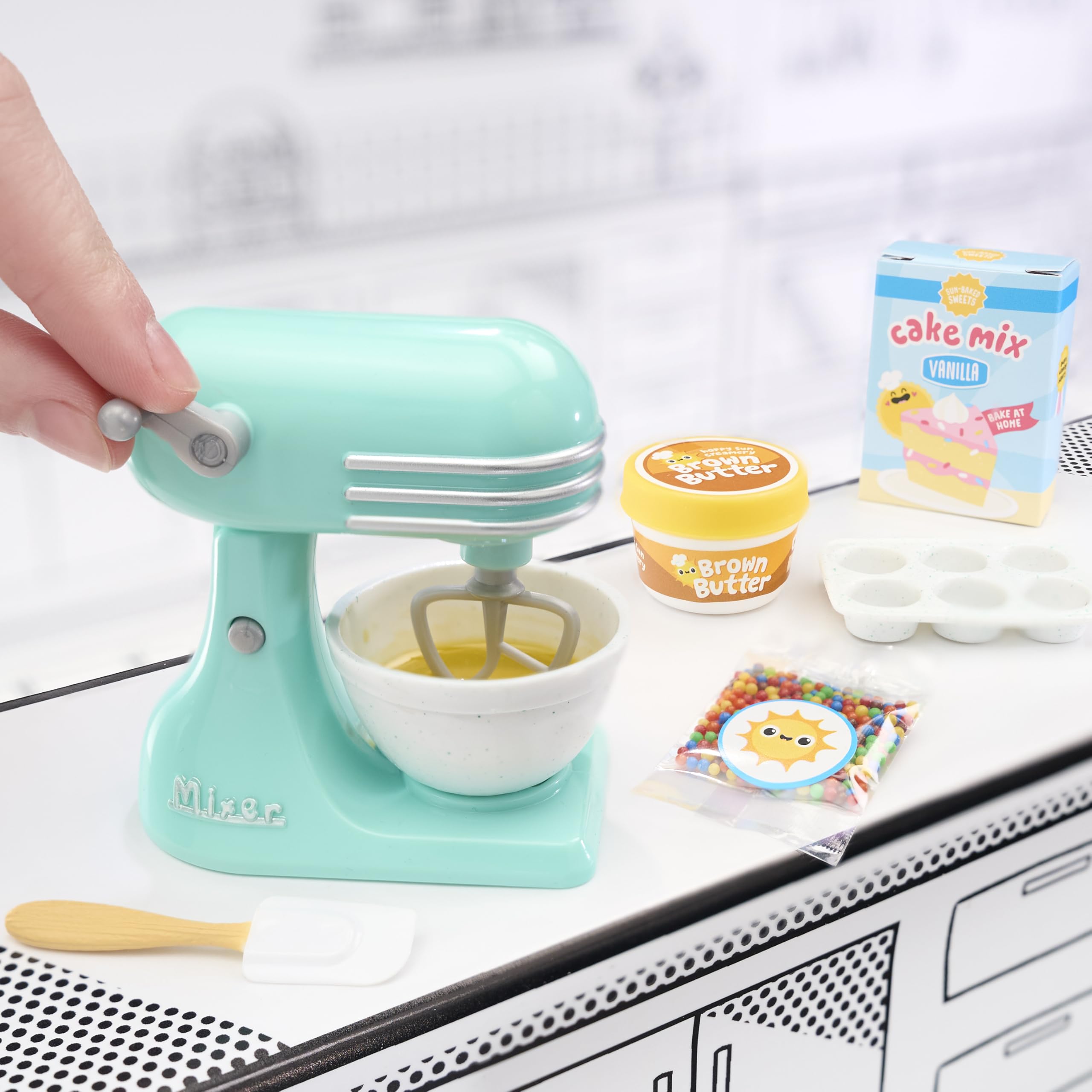 MGA's Miniverse - Make It Mini Appliances Series 2 Mini Collectibles, Mystery Blind Pack, DIY, Crafts, Resin Play, Kitchen Replica Food, NOT Edible, Collectors, 8+