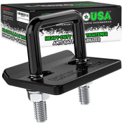 Rhino USA Hitch Tightener Anti Rattle Clamp (for 2 inch Hitches) Heavy Duty Steel Trailer Hitch Stabilizer - Weatherproof Protective Anti-Rust Silencer for Bike Rack, Hitch Receiver & More!