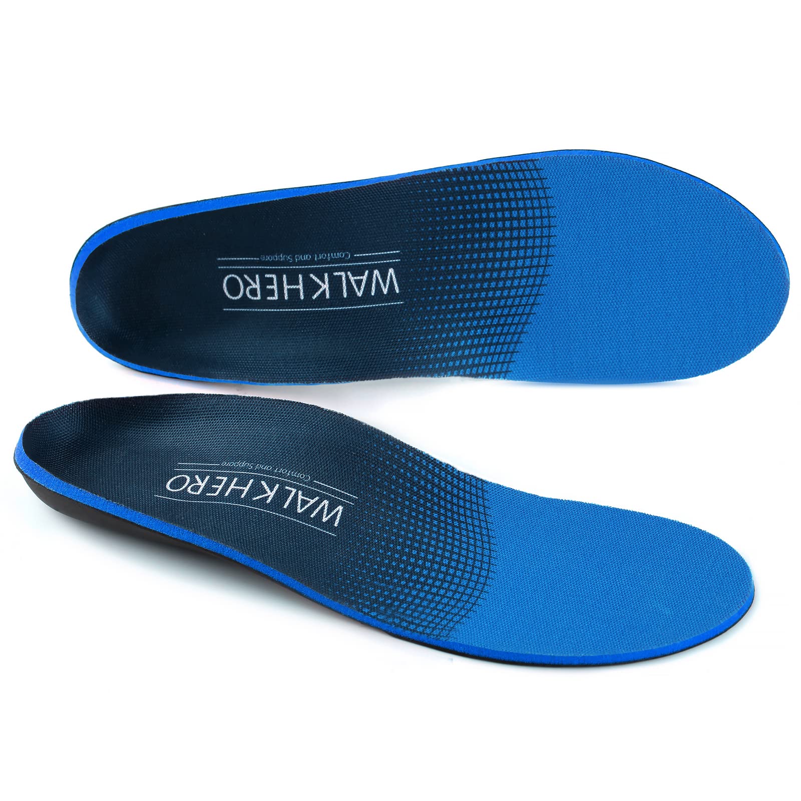 Plantar Fasciitis Insoles for Men Women - Orthotics Inserts, Shoe Insoles Arch Support Flat Feet Inserts Work Boot Insoles for Standing All Day (Mens 10-10 1/2 | Womens 12-12 1/2)