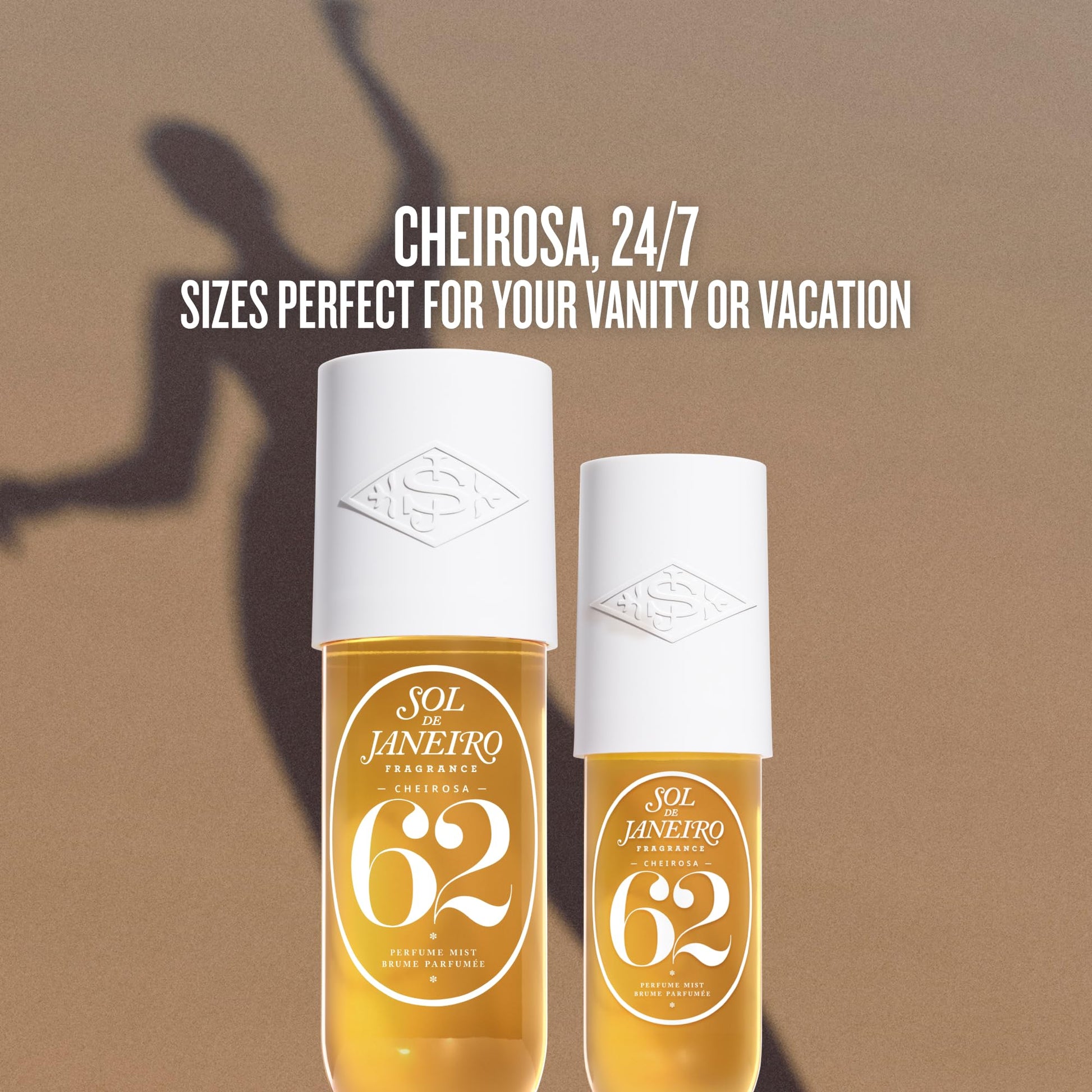 SOL DE JANEIRO Cheirosa 62 Hair & Body Fragrance Mist Travel Size 90mL/3.0 fl oz.