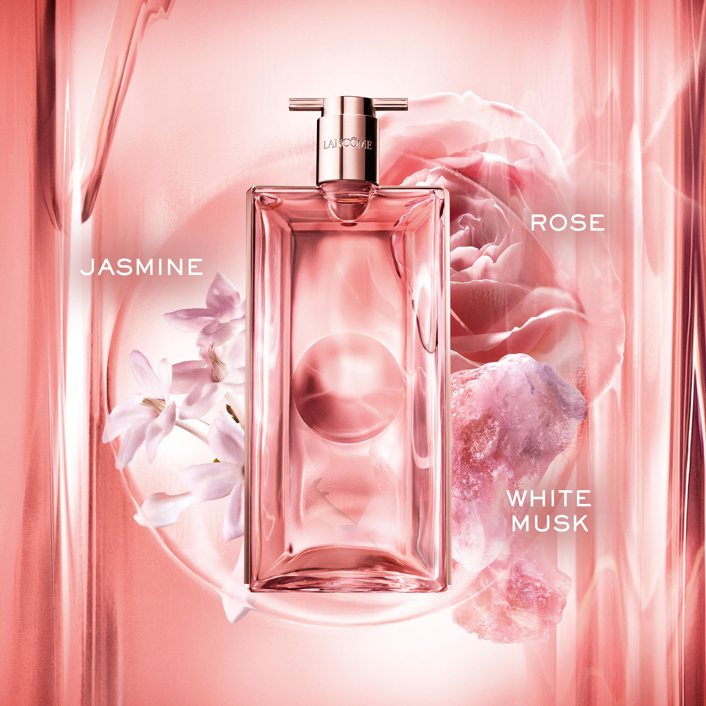 Lancôme Idôle Eau de Parfum - Long Lasting Fragrance with Notes of Bergamont, Jasmine & Vanilla - Fresh & Floral Women's Perfume