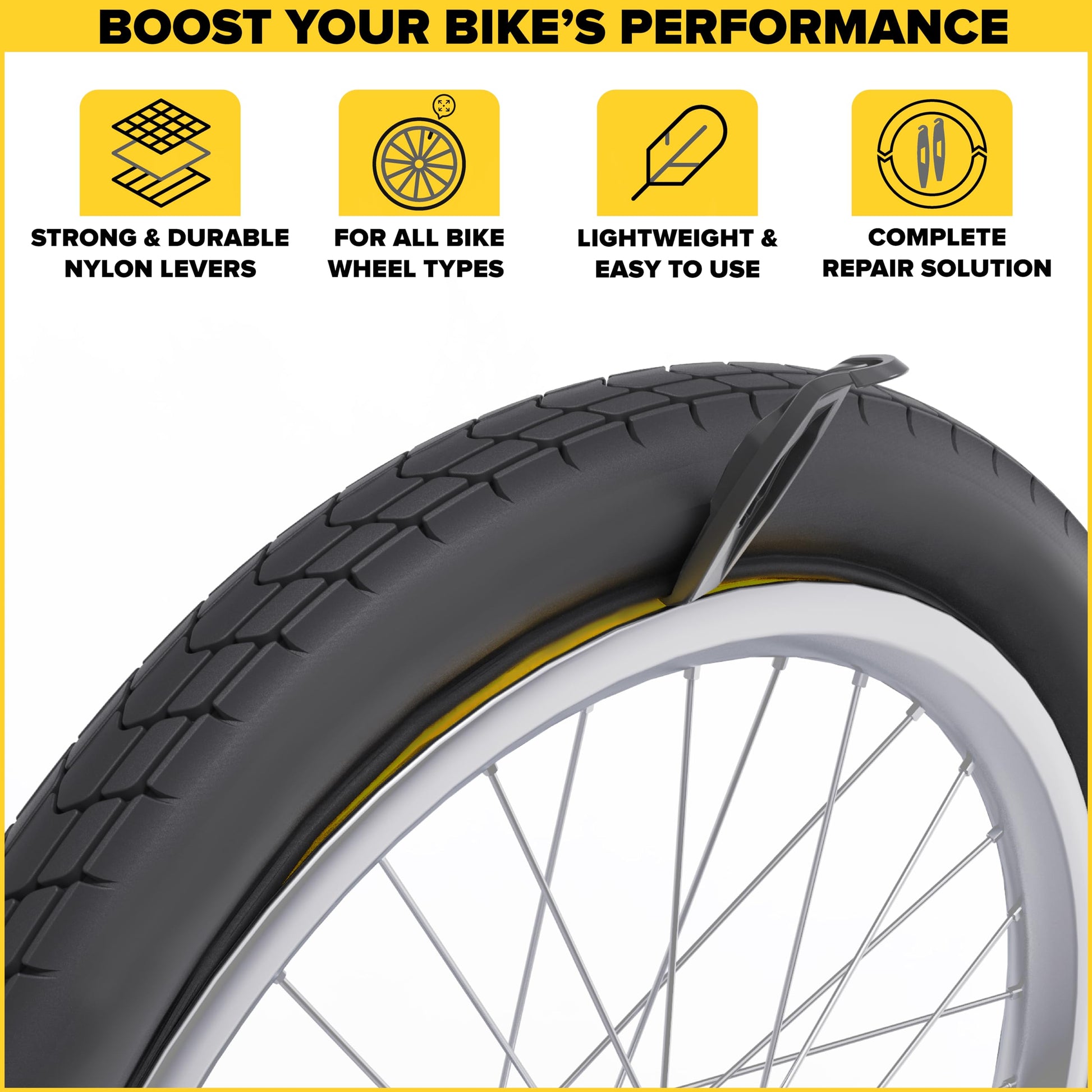 Ultraverse Bike Inner Tube for 26 X 1.75/1.95/2.10/2.125 inch Bicycle Tire with Schrader Valve – Rubber Tubes for Mountain and Trail, Cruisers, MTB, Gravel, Enduro, Downhill, City Bikes - 2 Pack