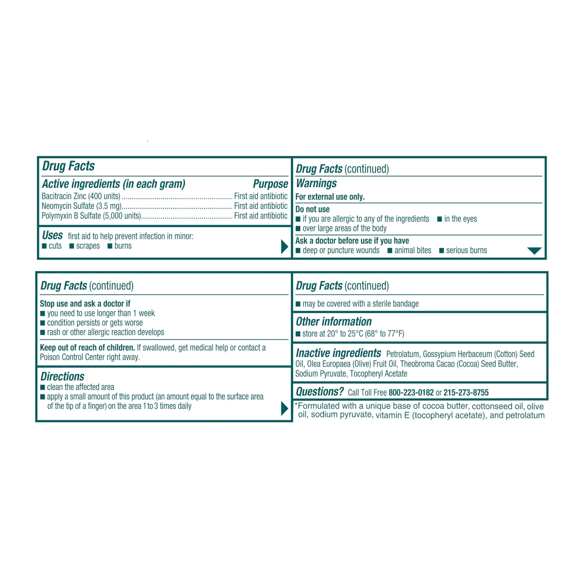Neosporin Original First Aid Antibiotic Ointment with Bacitracin Zinc for Infection Protection, Wound Care Treatment & Scar Appearance Minimizer for Minor Cuts, Scrapes and Burns,.5 oz