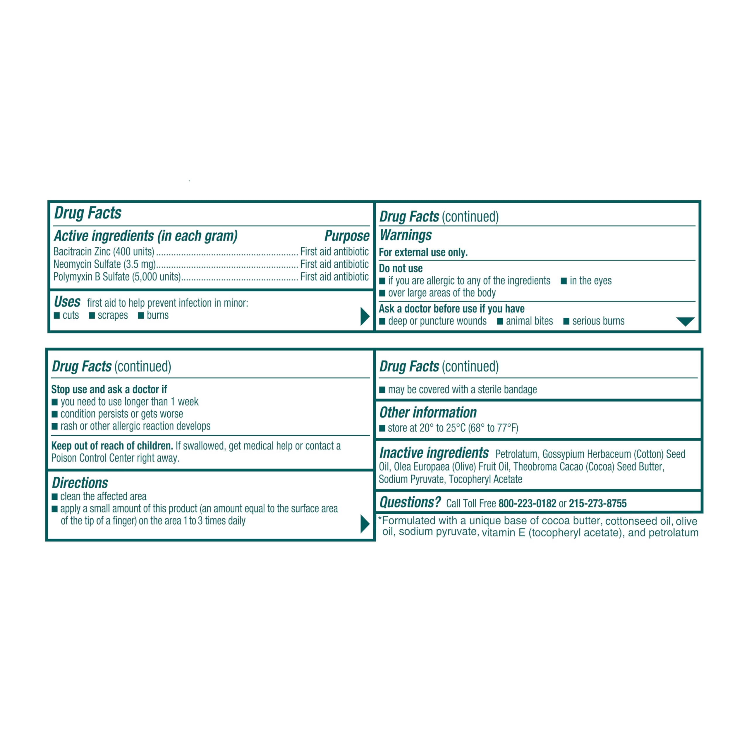 Neosporin Original First Aid Antibiotic Ointment with Bacitracin Zinc for Infection Protection, Wound Care Treatment & Scar Appearance Minimizer for Minor Cuts, Scrapes and Burns,.5 oz