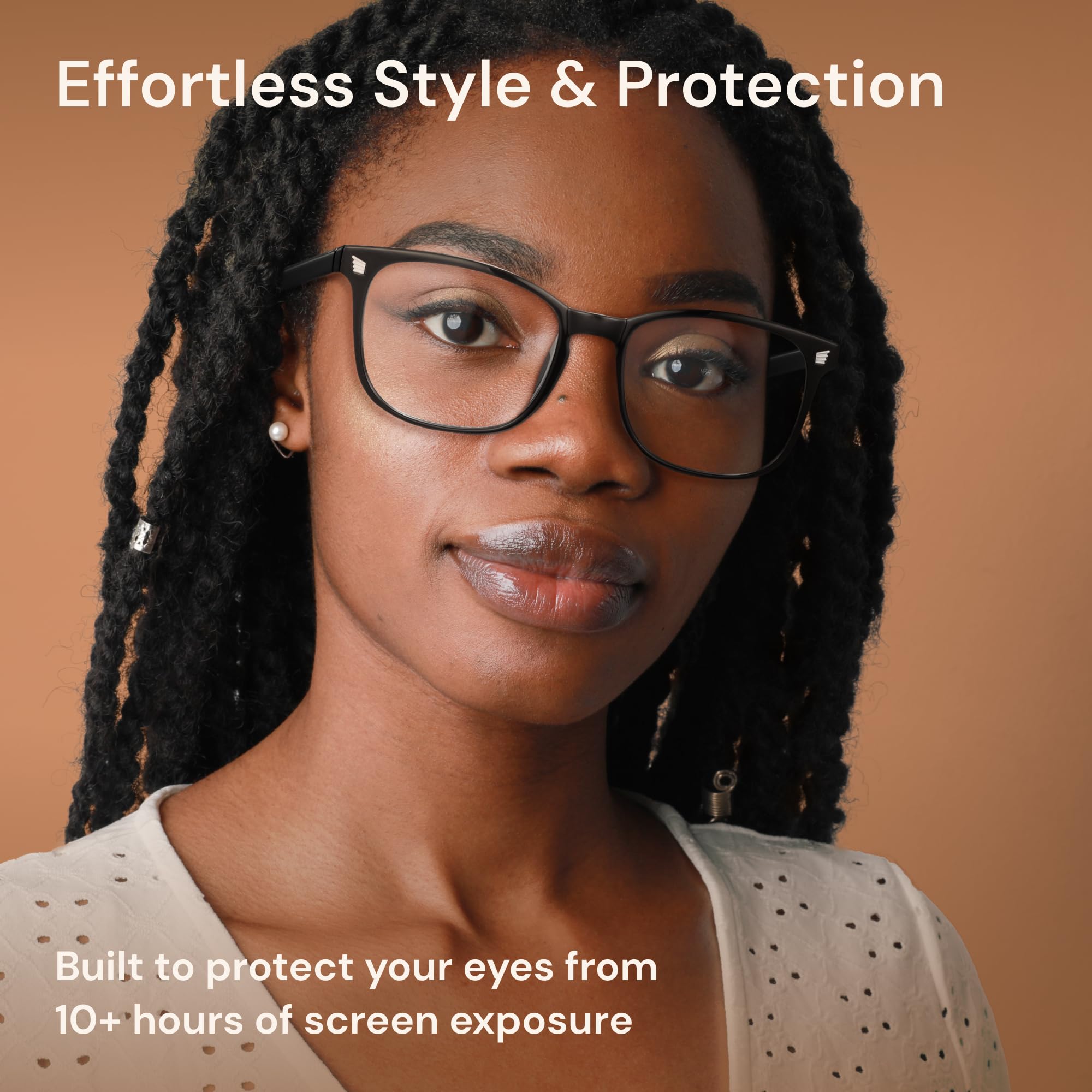 Gaoye Stylish Blue Light Glasses for Woman - Computer Glasses up to 99% Blue Light Blocking - Lightweight Frames - 3 pack