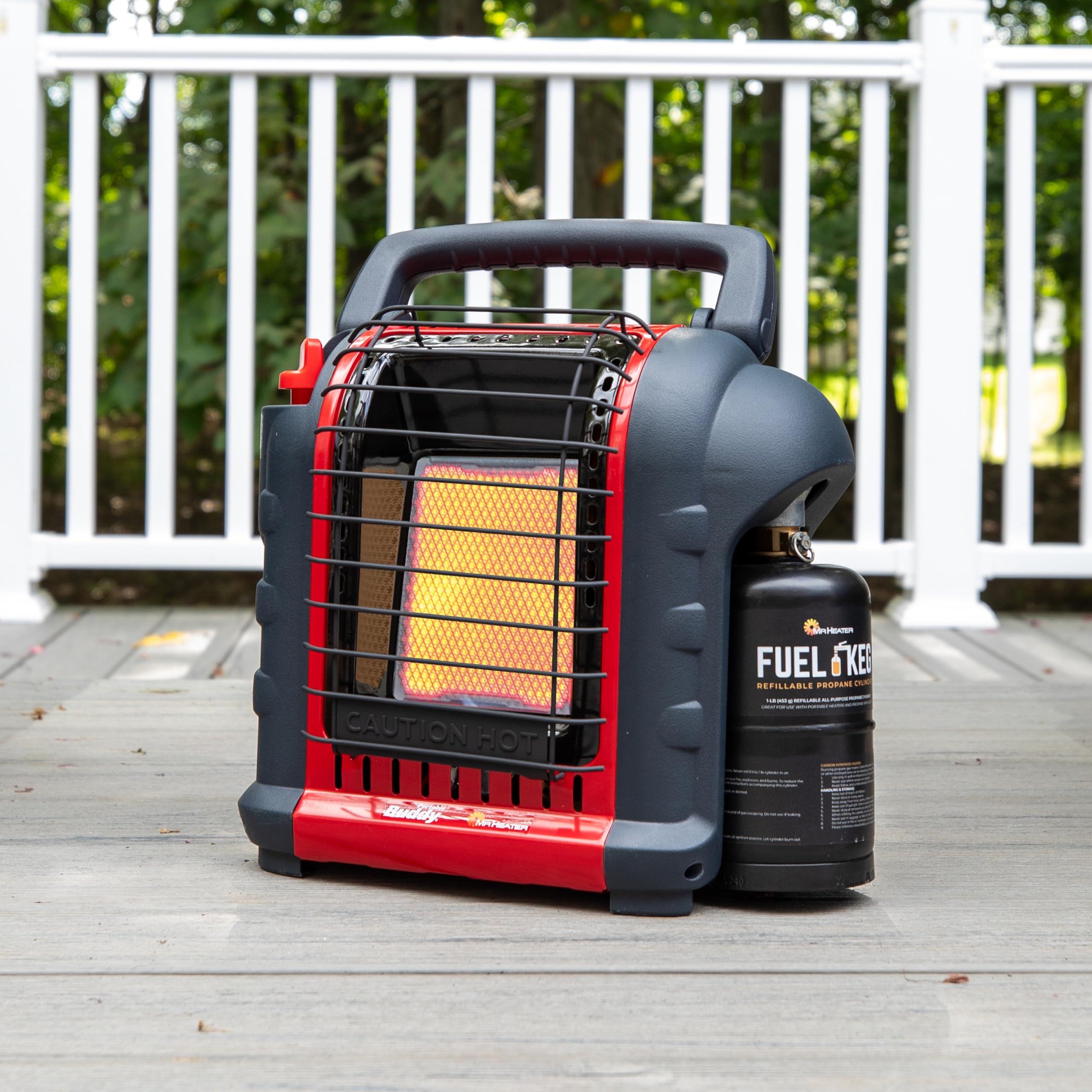 Mr. Heater Fuel Keg. - 1 lb. / 16 oz. Empty Refillable Propane Tank – DOT Certified