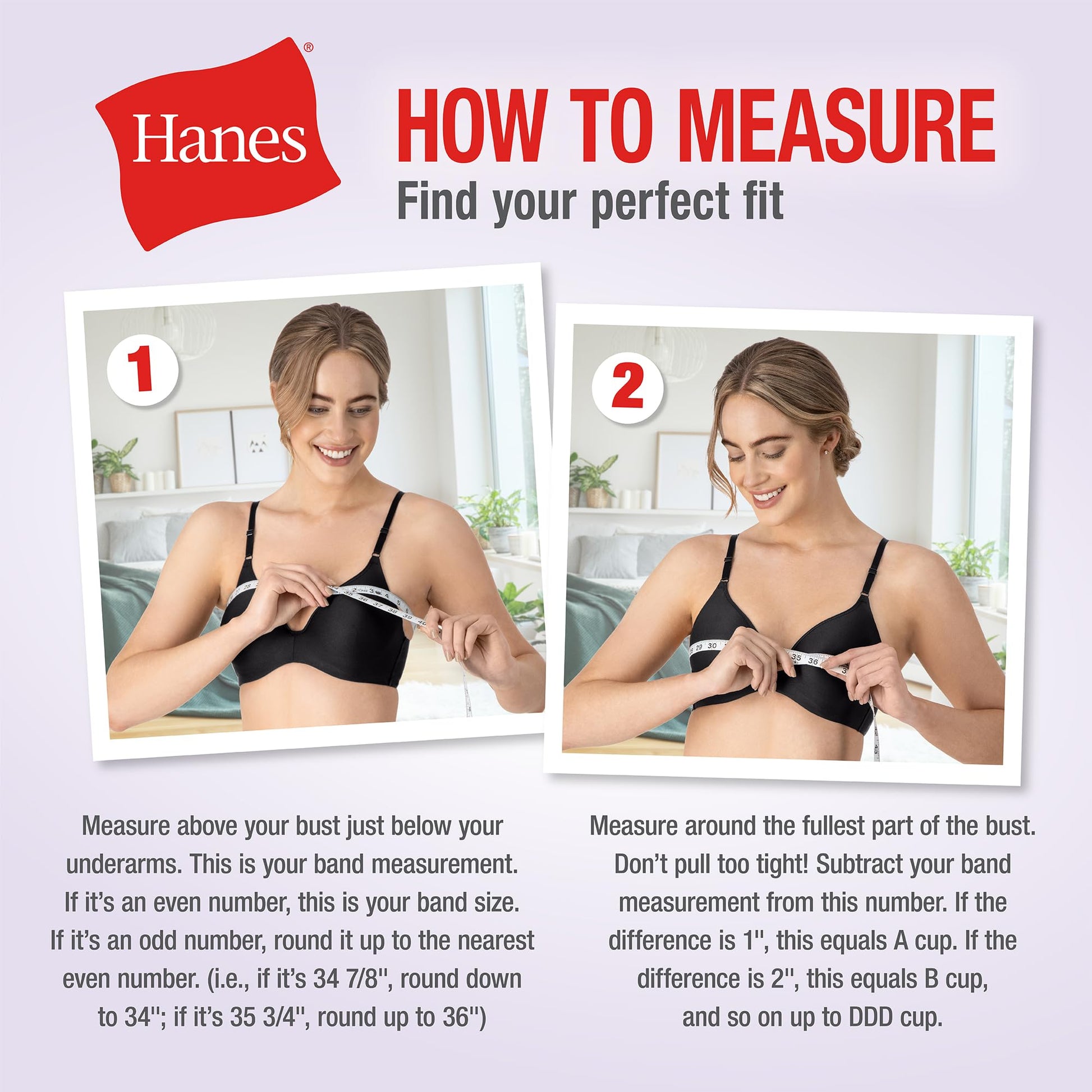 Hanes womens Oh So Light Foam Comfortflex Fit Wirefree Mhg521 Bra, Nude, Medium US