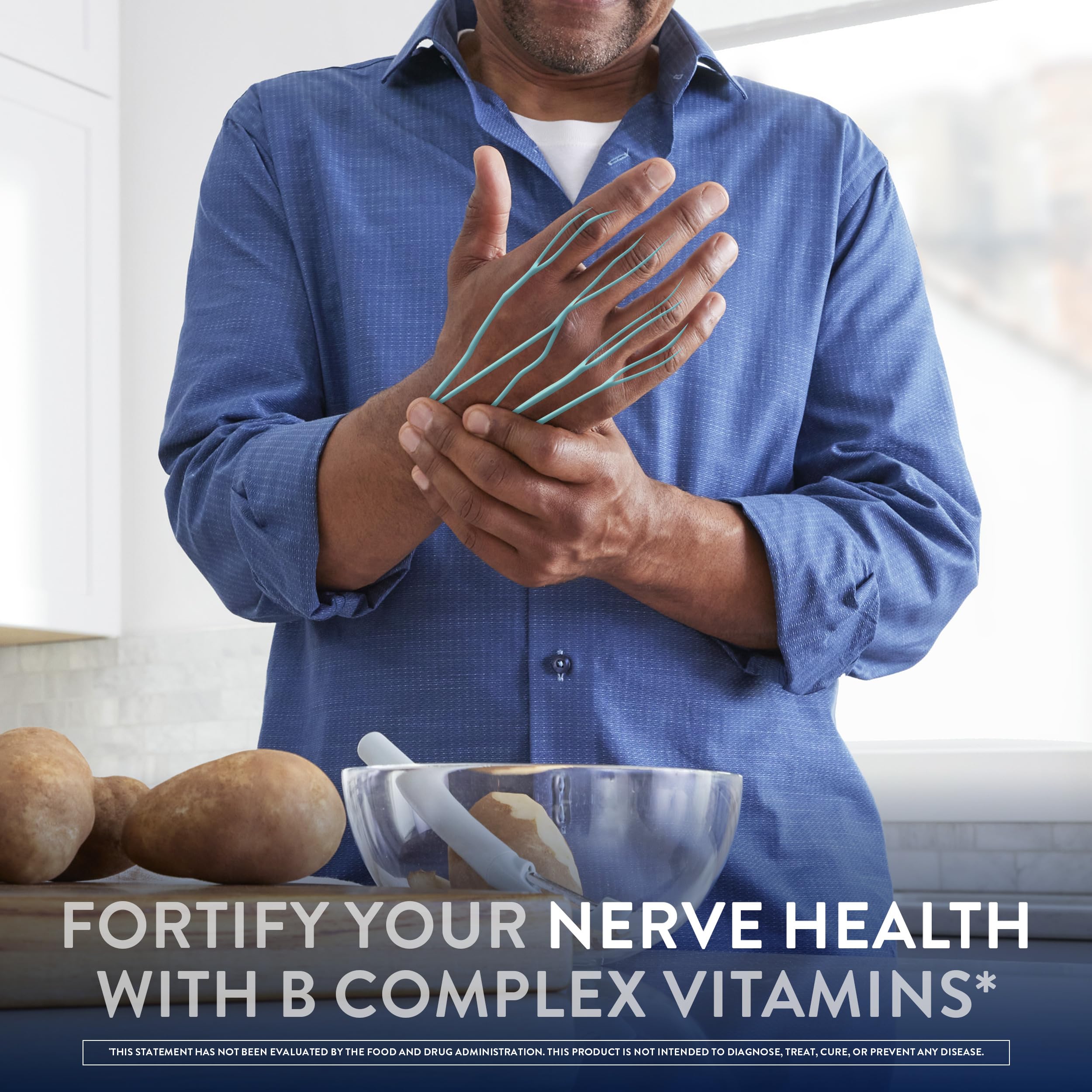 Nervive Nerve Relief, Reduces Occasional Nerve Discomfort in as Little as 7 Days, Stabbing/Pins and Needles, Burning in Hands and Feet*, Alpha Lipoic Acid, B Vitamins, Turmeric, Ginger, 60 Tablets