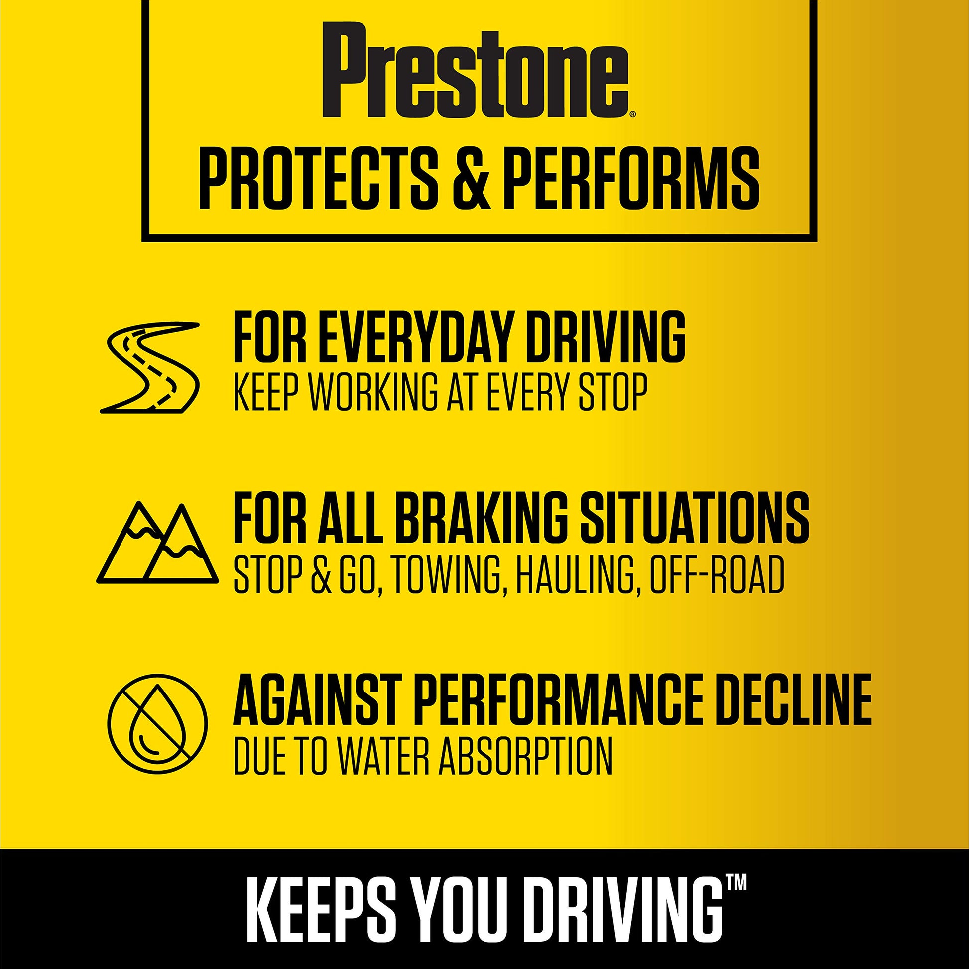 Prestone AS401 DOT 3 Synthetic Brake Fluid - 32 oz.