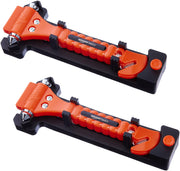 Amazon Basics Notfall-Gurtschneider und Fensterhammer, Autozubehör, 2 Stück, SW-835