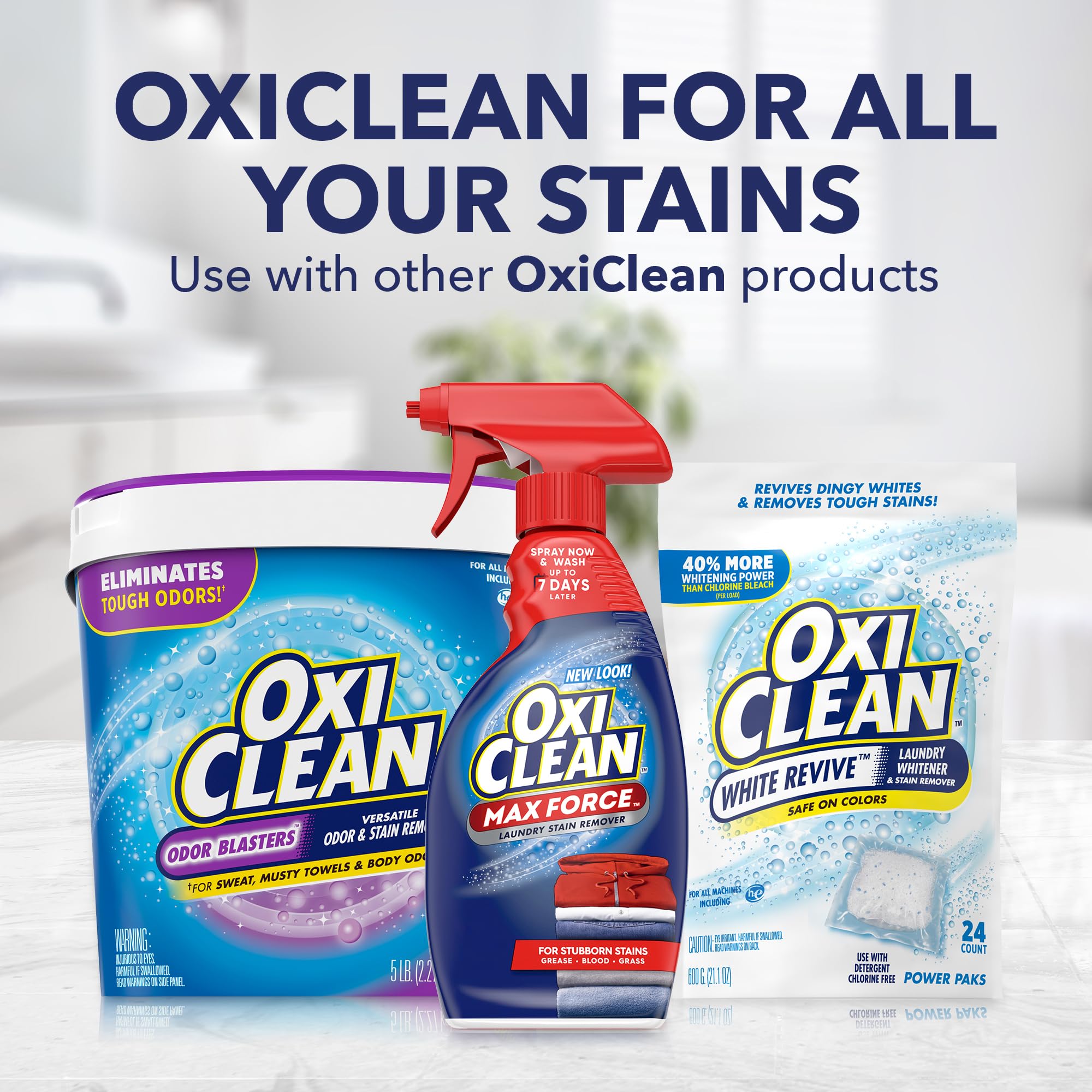 OxiClean Max Force Laundry Stain Remover Spray, 2 fl oz, 2PK