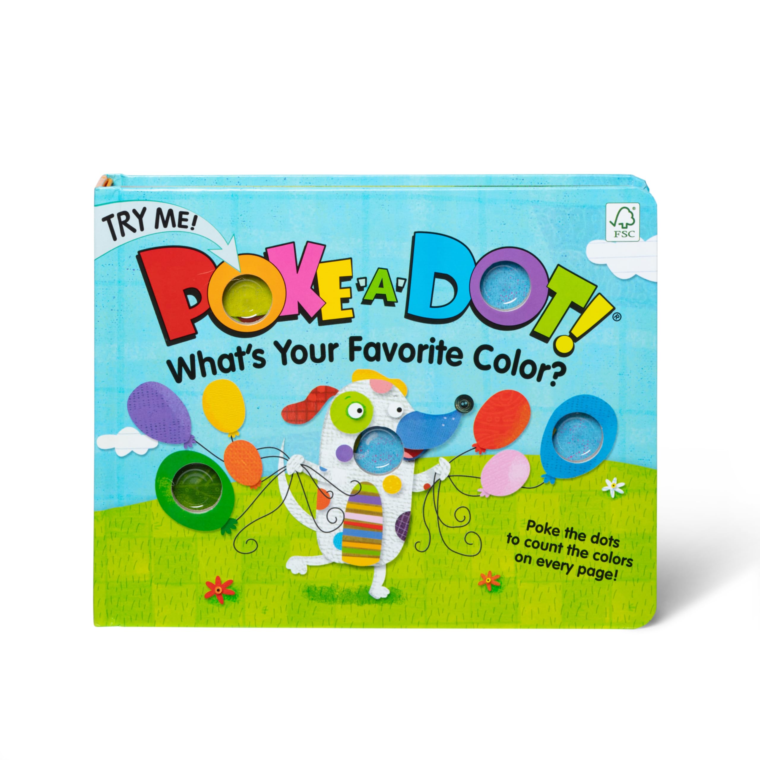 Melissa & Doug Children's Book - Poke-a-Dot: What's Your Favorite Color (Board Book with Buttons to Pop) - FSC Certified