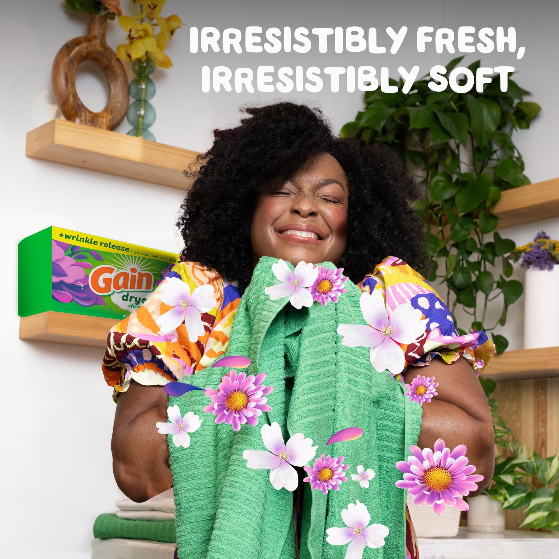 Gain Dryer Sheets Laundry Fabric Softener, Moonlight Breeze, 240 Count