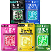 NUDE MINTS | Dual Action Liquid Capsules | Mouth Watering Mint - Lasts 3X Longer - 3X Stronger - Extreme Bad Breath Treatment For Adults - Sugar Free, 0 Calorie - Variety - 5 Pack - 150 Capsules
