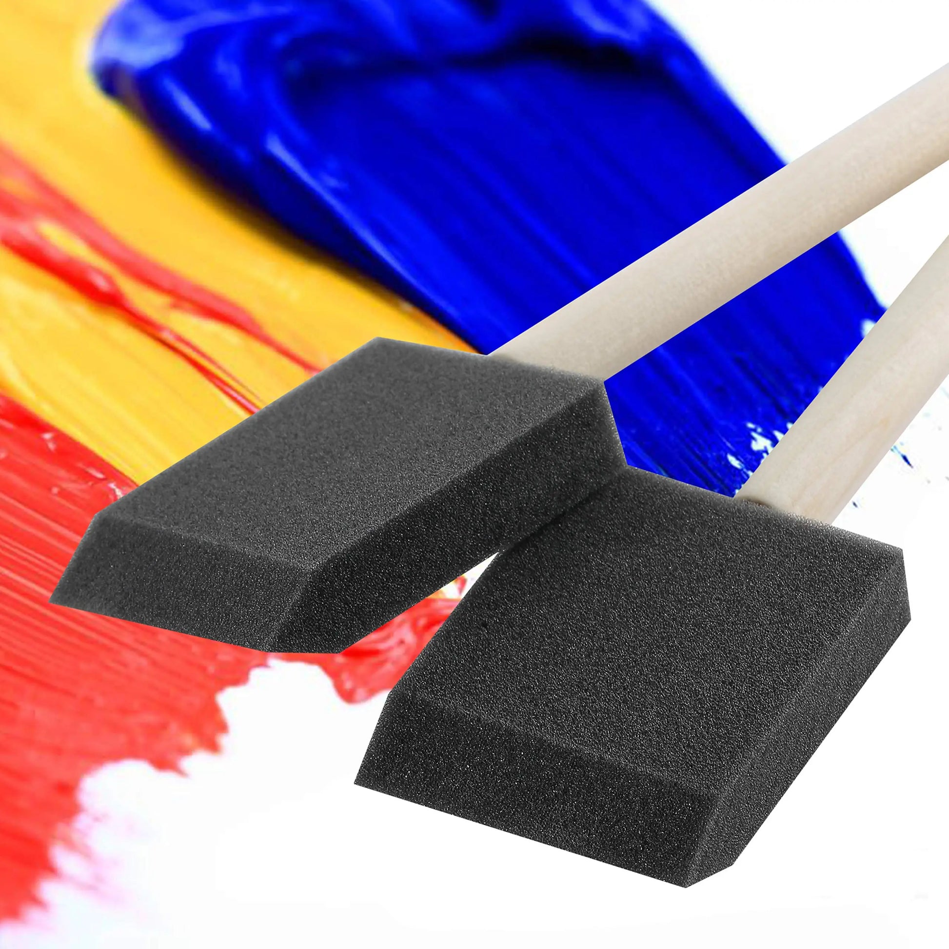 Bates- Foam Paint Brushes, 2 Inch, 16 Pack, Sponge Brushes, Sponge Paint Brush, Foam Brushes for Painting, Foam Brushes for Staining, Paint Sponges, Foam Brushes for Mod Podge Brushes