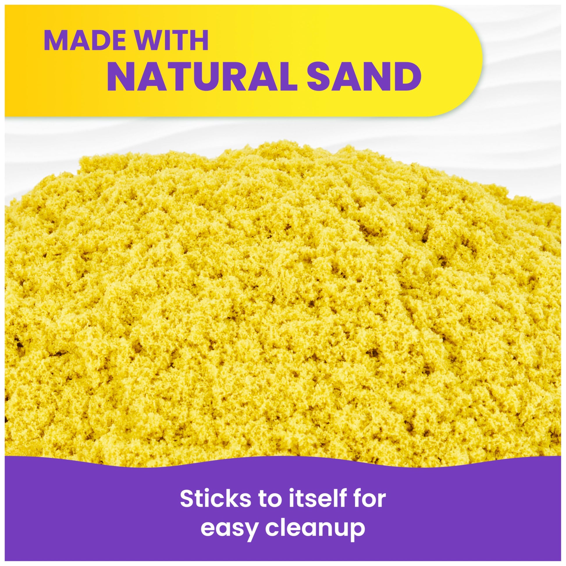 Kinetic Sand, 6lbs Mega Mixin’ Bag with Red, Yellow & Blue Play Sand (Packaging May Vary), Sensory Toys for Kids Ages 3 and up