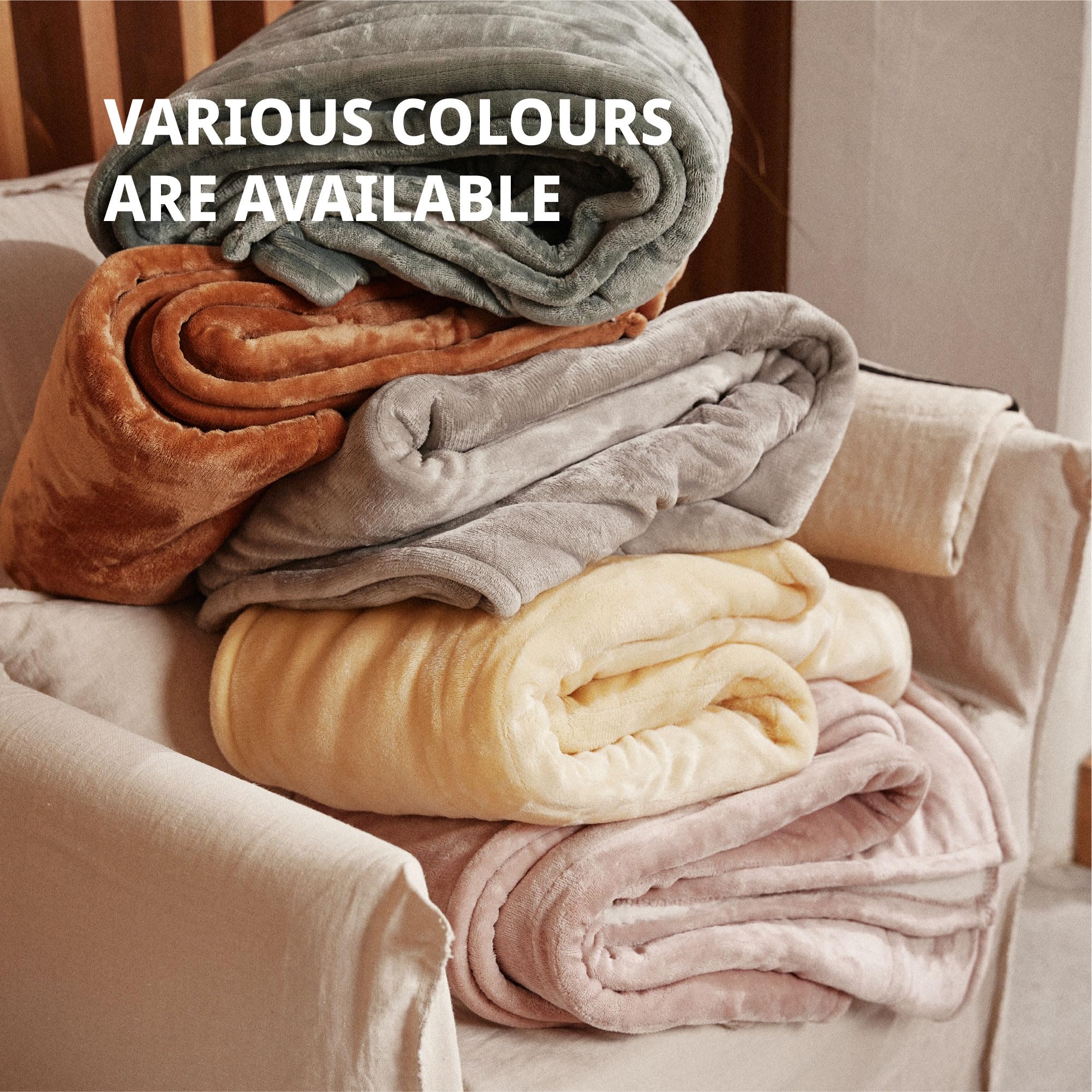 GOTCOZY Heated Blanket Electric Throw 50''X60''- Soft Silky Plush Electric Blanket with 4 Heating Level & 3 Hour Auto Off Heating Blanket, ETL Certified Machine Washable (Rose Dust)