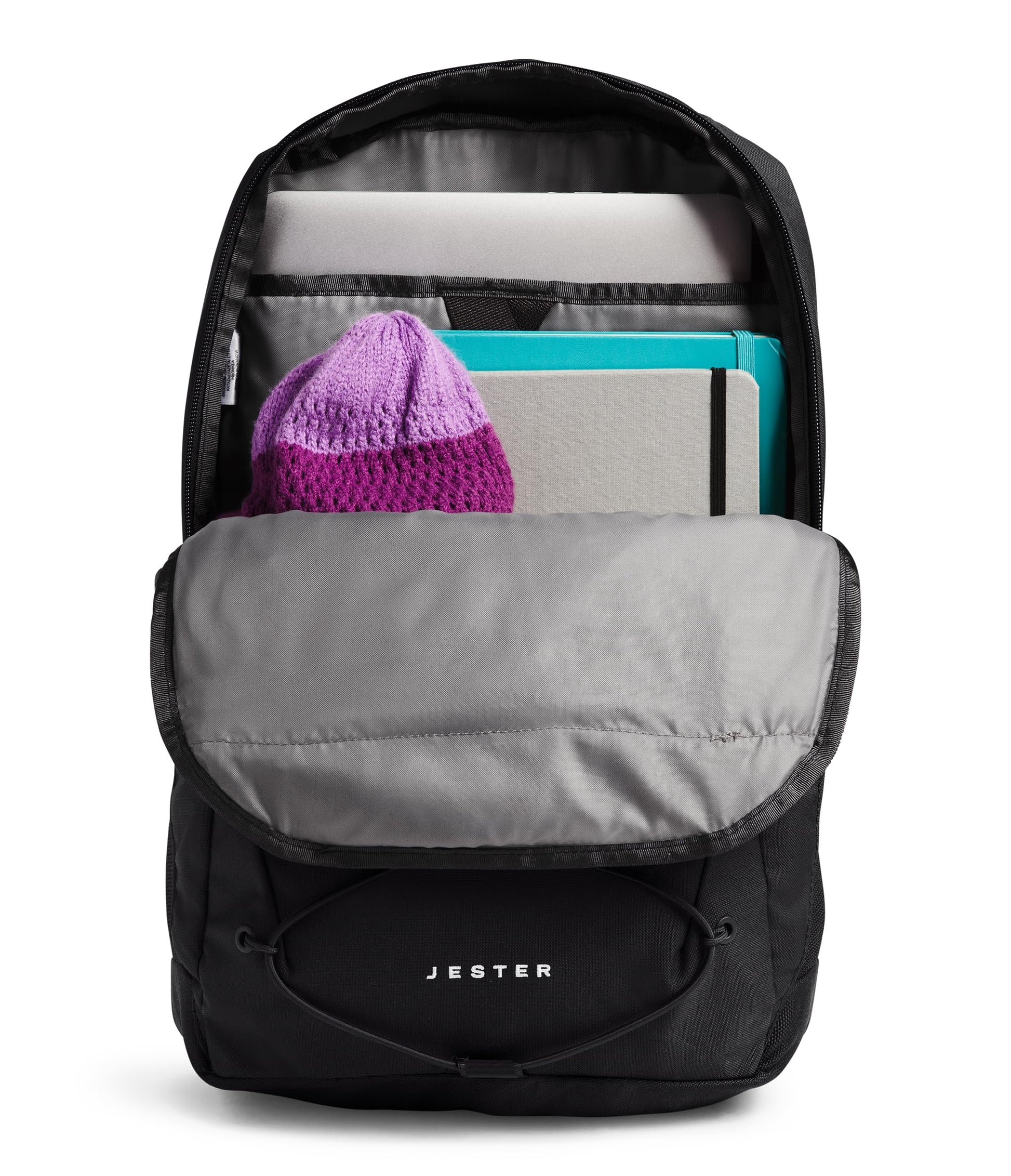 THE NORTH FACE Women's Jester Everyday Laptop Backpack | Commuter Travel Bag with Laptop Sleeve, Water-Repellent Finish, Spacious Compartment, TNF Black-NPF, One Size