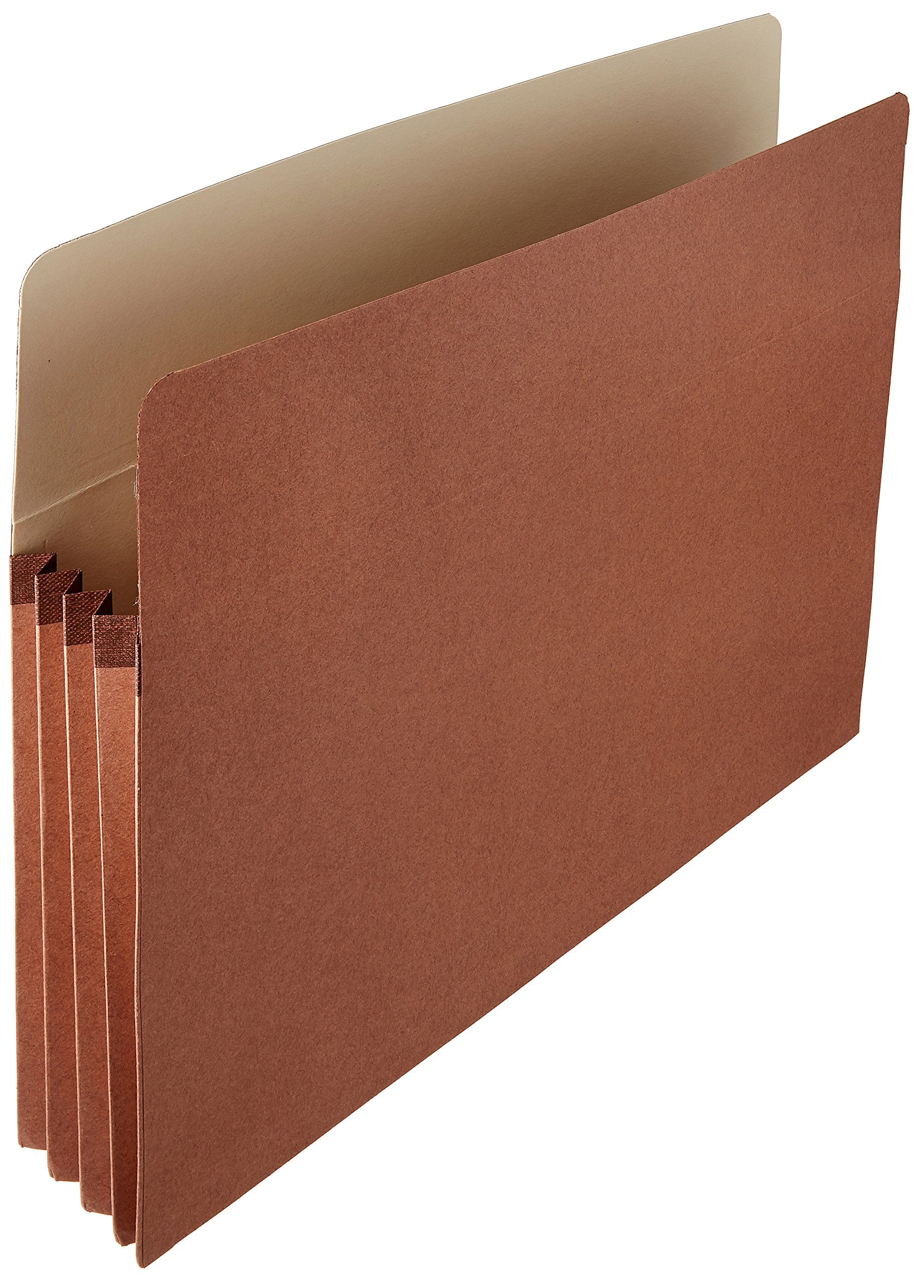 Amazon Basics Expanding File Folder Organizer with Pockets, Letter Size, 3.5-Inch Expansion, 25-Pack, 9.5 x 11.75 Inches, Brown