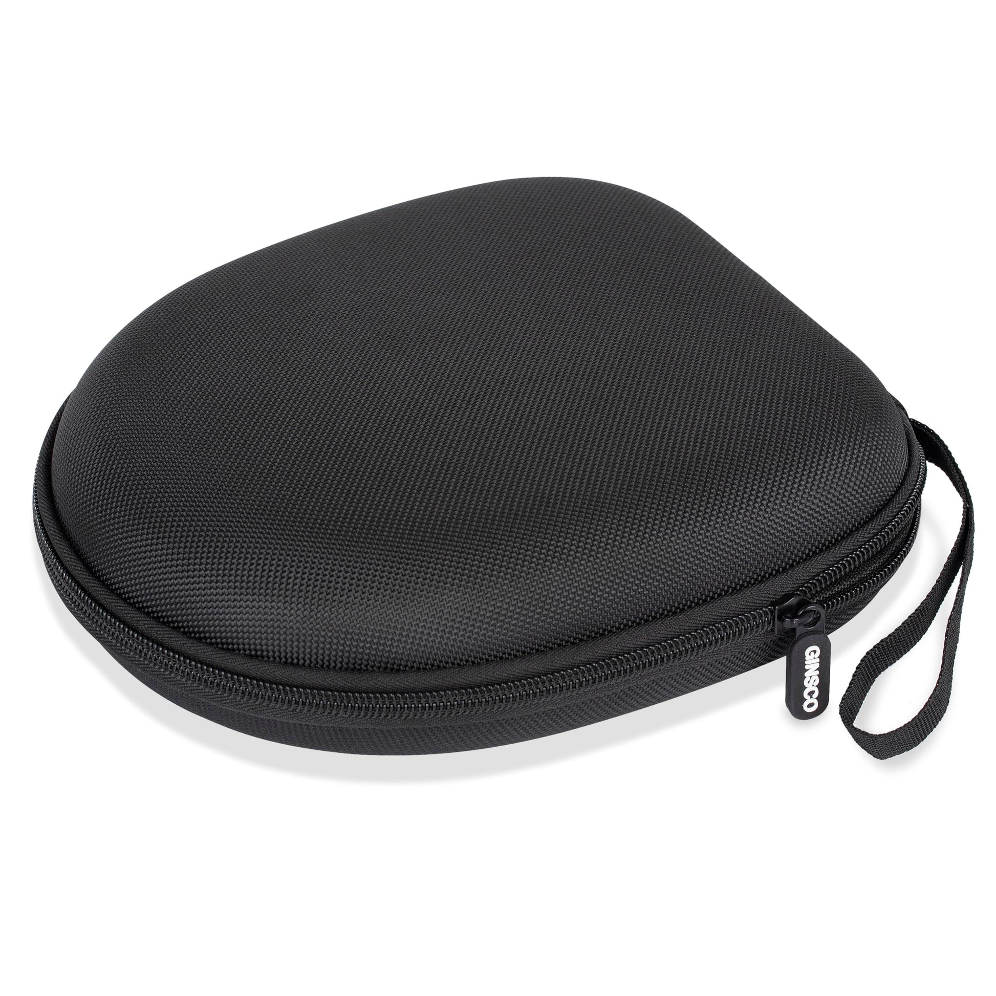 Ginsco Universal Headphone Case Compatible with JBL Tune 510BT 720BT, Sony WH-CH 720N/WH-CH520, Soundcore Q20/Q30 BERIBES KVIDIO TOZO etc, 1680D Oxford Travel Carrying Hard Shell Case Black