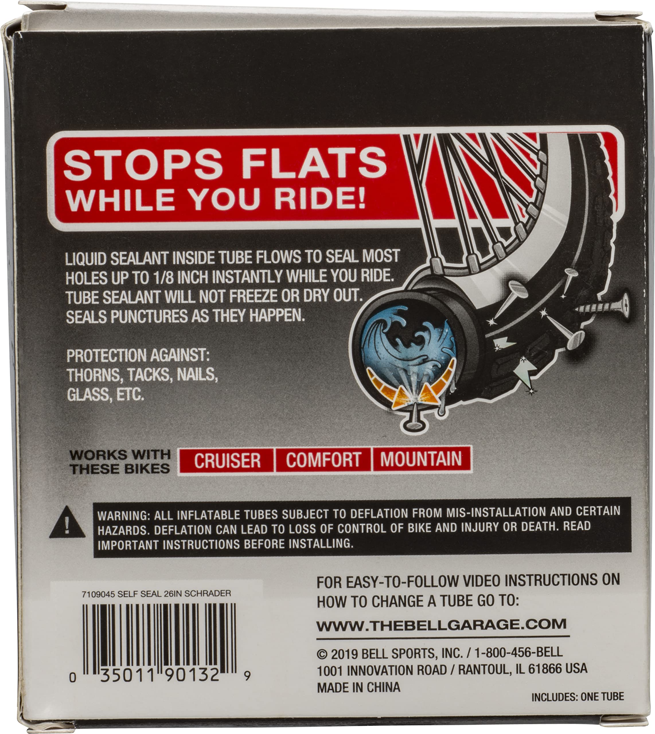 Bell SELF Sealing Tube 26 x 1.75-2.25-Inch (7064251)