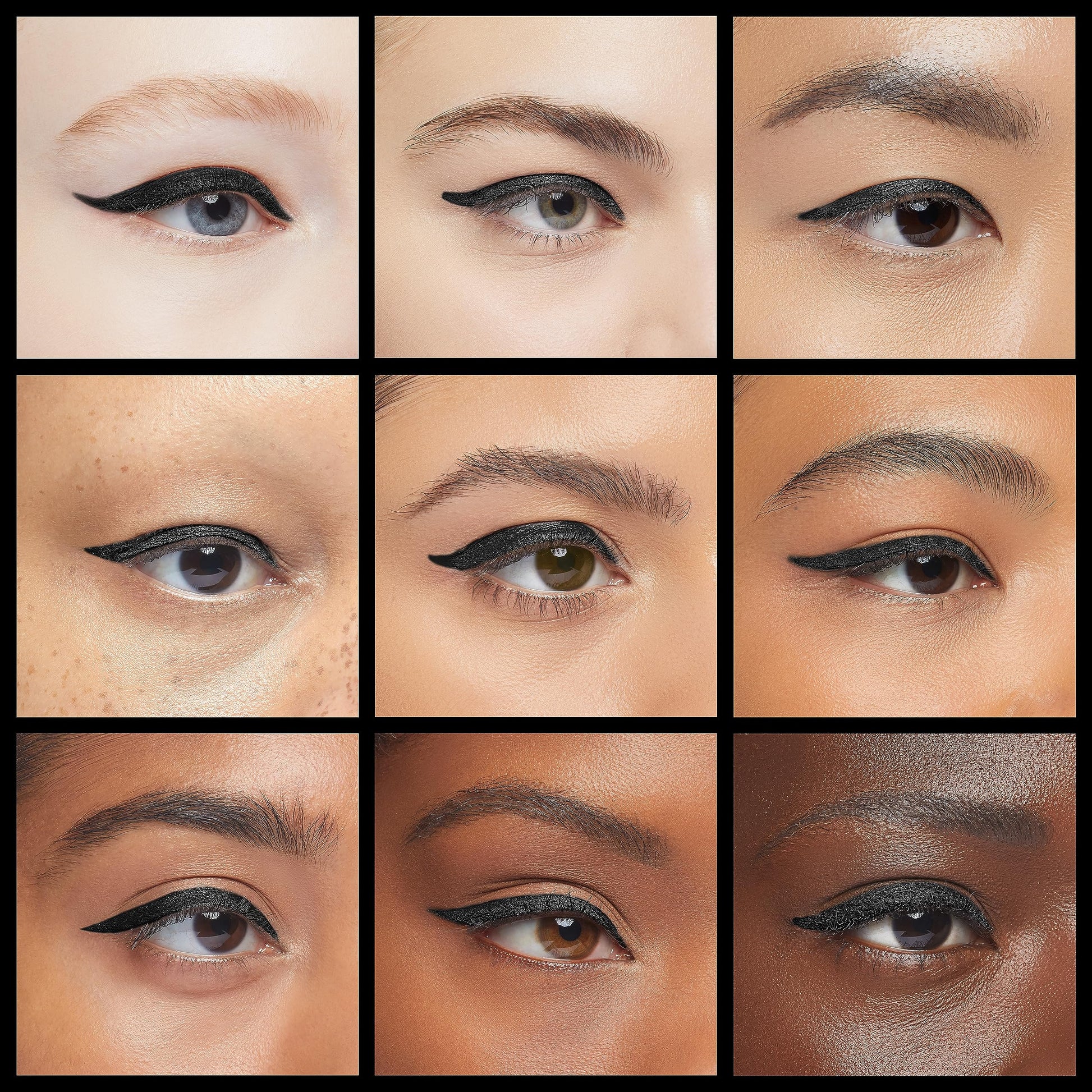 Kaely 2Pcs Gel Eyeliner Pencil, Natural Black Eyeliner Cream for Older Women, Liquid Eye Liner Waterproof Smudge Proof, Smoky Eyeshadow Palette Halloween Makeup, delineador de ojos contra el agua
