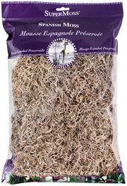 SuperMoss (26911) Spanisches Moos Getrocknet, Natur, 8 Unzen